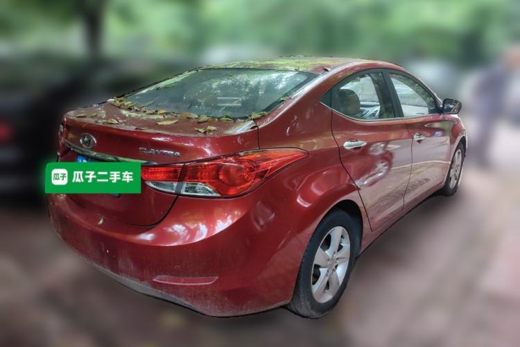 Used Hyundai Elantra (5th Generation / Langdong) 2012 1.6L Automatic Prestige Model Rear Right 45 Deg