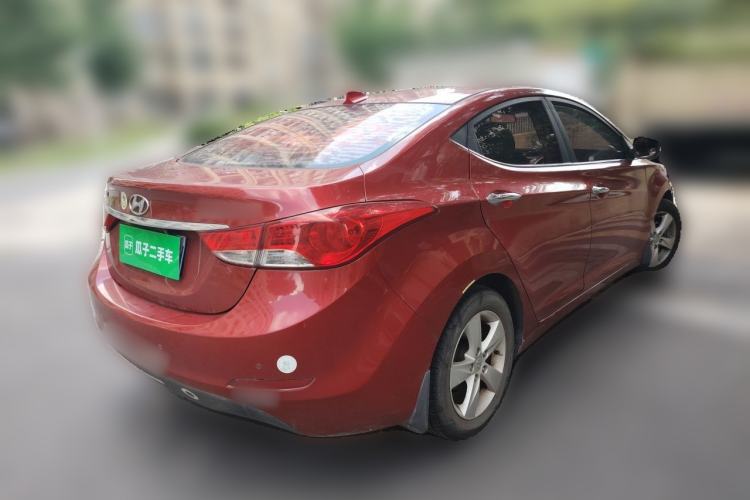 Used Hyundai Elantra (5th Generation / Langdong) 2012 1.6L Automatic Prestige Model Rear Right 45 Deg