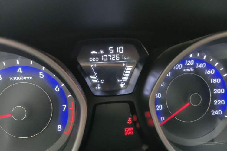 Used Hyundai Elantra (5th Generation / Langdong) 2012 1.6L Manual Fashion Edition Odometer Close Up