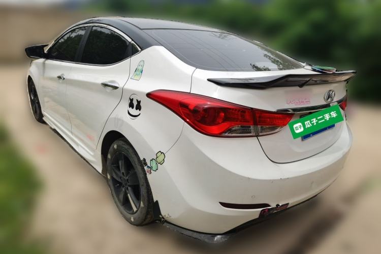 Used Hyundai Elantra (5th Generation / Langdong) 2012 1.6L Manual Leading Model Rear Left 45 Deg