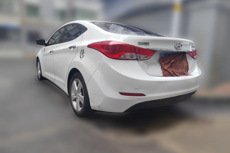 Used Hyundai Elantra (5th Generation / Langdong) 2012 1.6L Automatic Leading Model Rear Left 45 Deg
