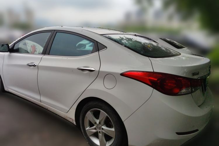 Used Hyundai Elantra (5th Generation / Langdong) 2012 1.6L Automatic Prestige Model Rear Left 45 Deg