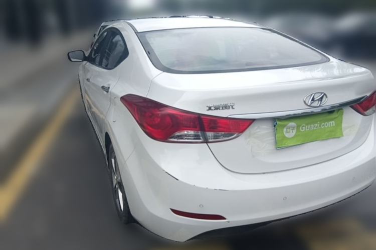 Used Hyundai Elantra (5th Generation / Langdong) 2012 1.6L Automatic Leading Model Rear Left 45 Deg