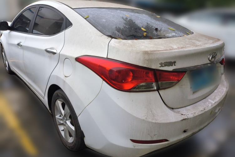 Used Hyundai Elantra (5th Generation / Langdong) 2012 1.6L Manual Leading Model Rear Left 45 Deg