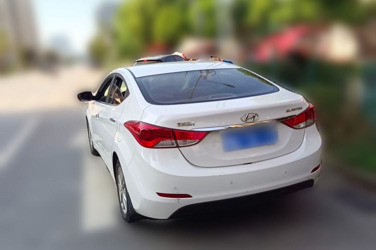 Used Hyundai Elantra (5th Generation / Langdong) 2012 1.6L Manual Leading Model Rear Left 45 Deg