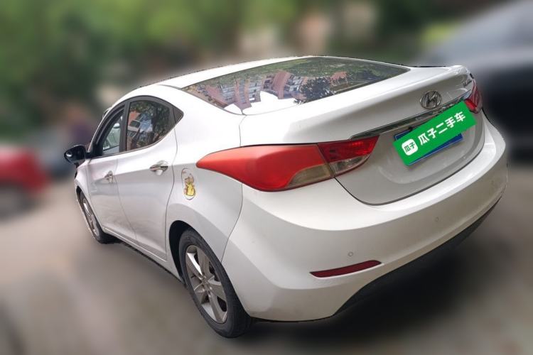 Used Hyundai Elantra (5th Generation / Langdong) 2012 1.6L Automatic Leading Model Rear Left 45 Deg