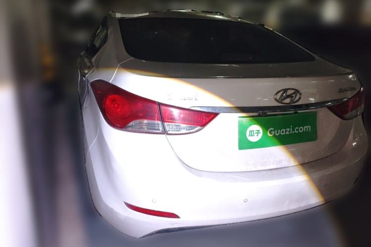Used Hyundai Elantra (5th Generation / Langdong) 2012 1.6L Automatic Prestige Model Rear Left 45 Deg