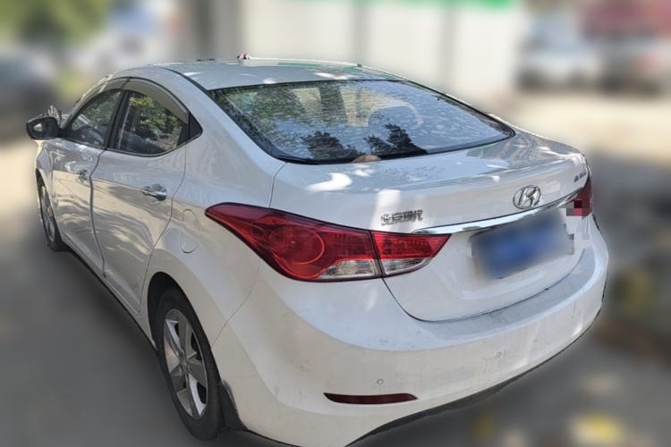 Used Hyundai Elantra (5th Generation / Langdong) 2012 1.6L Manual Leading Model Rear Left 45 Deg