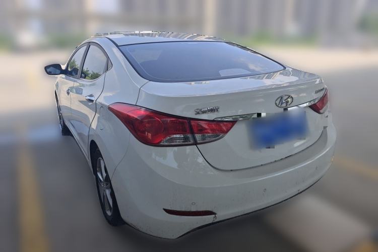 Used Hyundai Elantra (5th Generation / Langdong) 2012 1.6L Manual Leading Model Rear Left 45 Deg