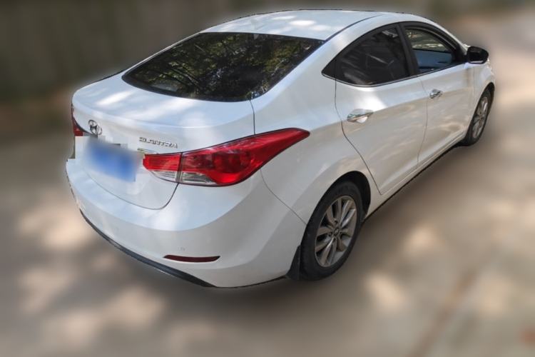 Used Hyundai Elantra (5th Generation / Langdong) 2012 1.6L Manual Leading Model Rear Right 45 Deg