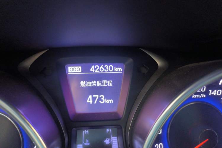 Used Hyundai Elantra (5th Generation / Langdong) 2012 1.6L Manual Leading Model Odometer Close Up