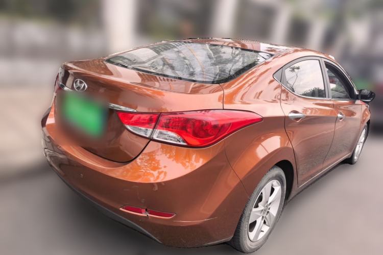 Used Hyundai Elantra (5th Generation / Langdong) 2012 1.6L Manual Leading Model Rear Right 45 Deg