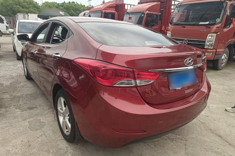 Used Hyundai Elantra (5th Generation / Langdong) 2013 1.6L Automatic Leading Model Rear Left 45 Deg