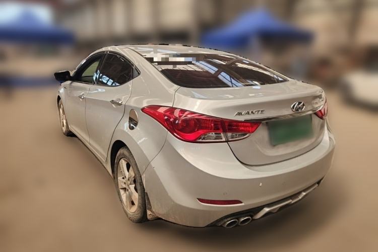 Used Hyundai Elantra (5th Generation / Langdong) 2013 1.6L Automatic Leading Model Rear Left 45 Deg