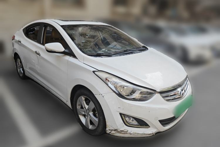 Used Hyundai Elantra (5th Generation / Langdong) 2013 1.6L Automatic Luxury Model Front Right 45 Deg