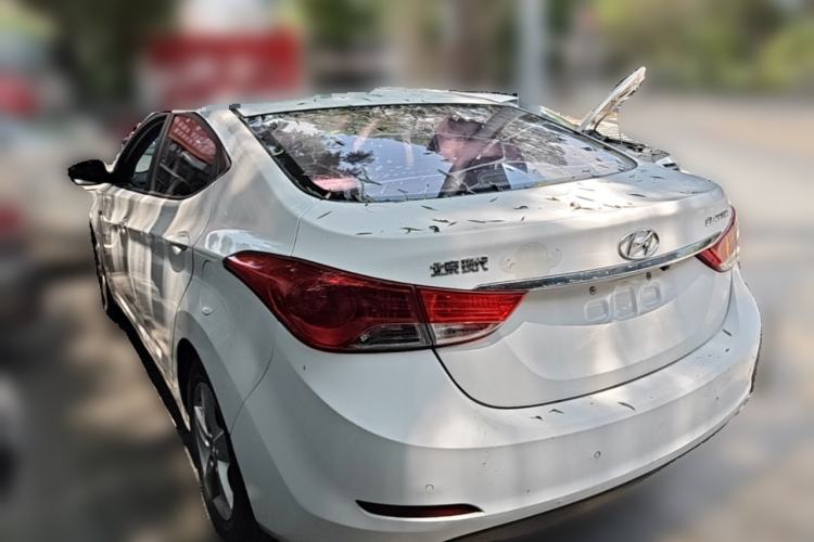 Used Hyundai Elantra (5th Generation / Langdong) 2013 1.6L Automatic Leading Model Rear Left 45 Deg