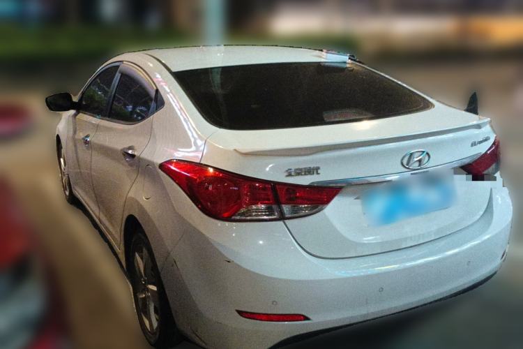 Used Hyundai Elantra (5th Generation / Langdong) 2013 1.6L Automatic Leading Model Rear Left 45 Deg