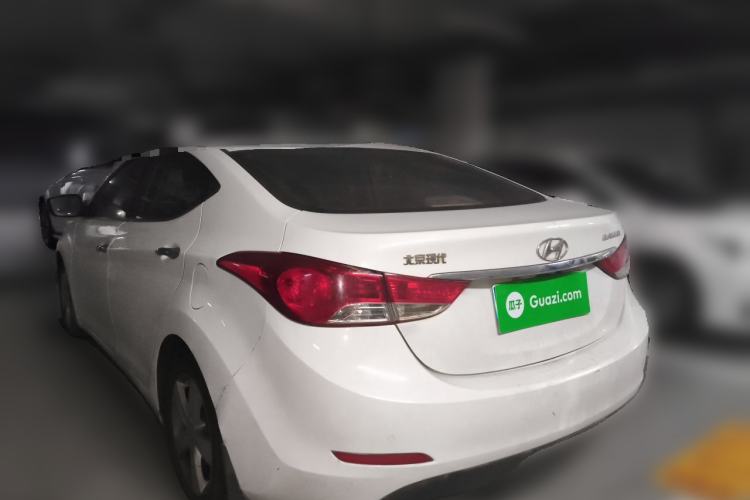 Used Hyundai Elantra (5th Generation / Langdong) 2013 1.6L Automatic Leading Model Rear Left 45 Deg