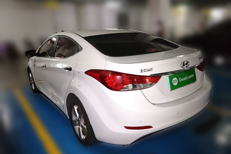 Used Hyundai Elantra (5th Generation / Langdong) 2013 1.6L Automatic Leading Model Rear Left 45 Deg