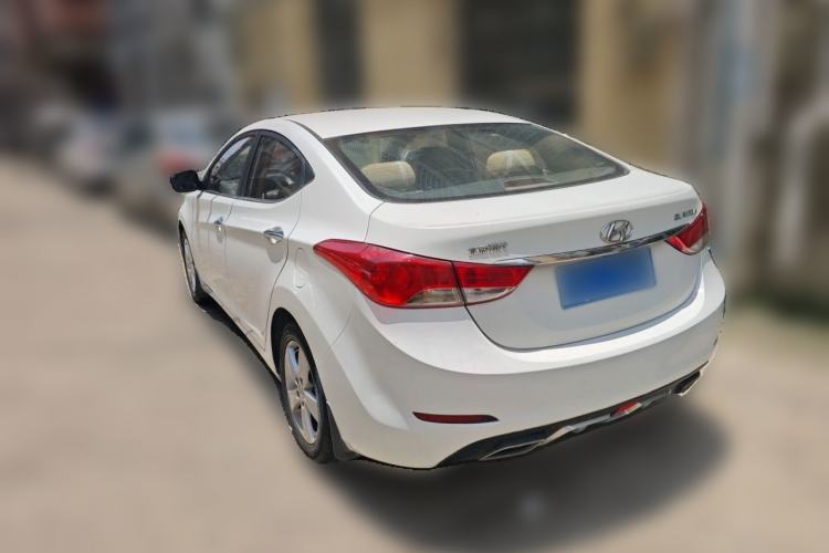 Used Hyundai Elantra (5th Generation / Langdong) 2013 1.6L Automatic Leading Model Rear Left 45 Deg
