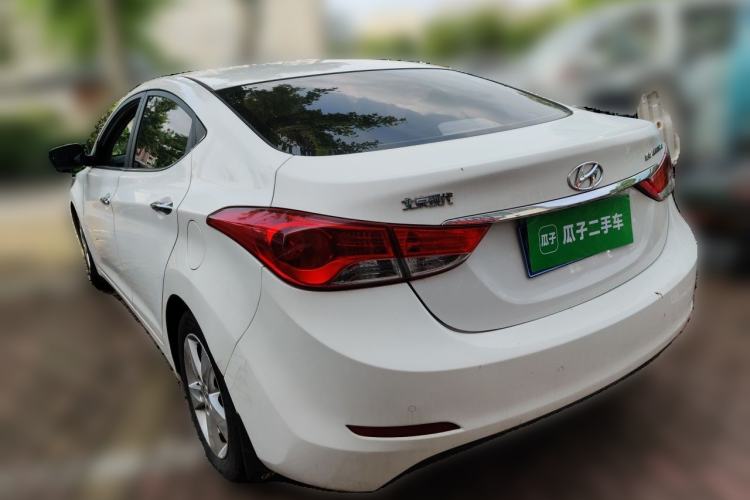 Used Hyundai Elantra (5th Generation / Langdong) 2013 1.6L Automatic Leading Model Rear Left 45 Deg