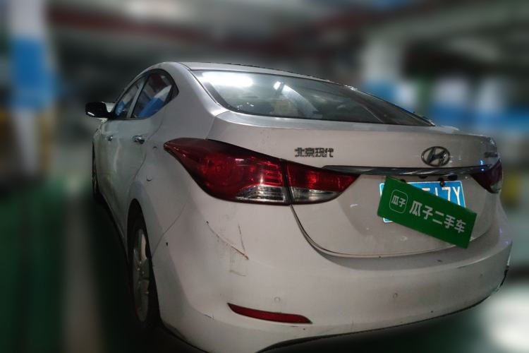 Used Hyundai Elantra (5th Generation / Langdong) 2013 1.6L Automatic Leading Model Rear Left 45 Deg
