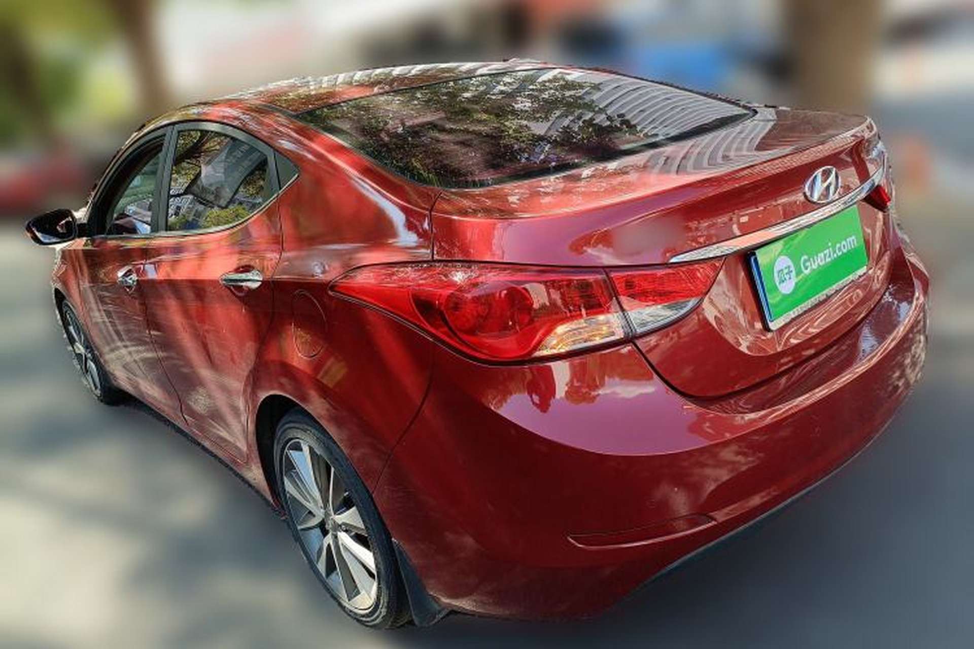 Used Hyundai Elantra (5th Generation / Langdong) 2015 1.6L Automatic Leading Model Rear Left 45 Deg