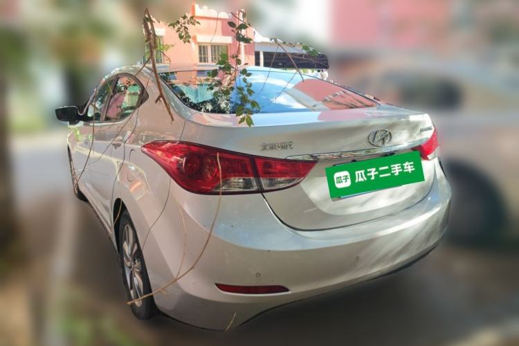 Used Hyundai Elantra (5th Generation / Langdong) 2015 1.6L Automatic Fashion Model Rear Left 45 Deg