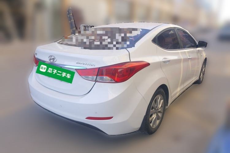 Used Hyundai Elantra (5th Generation / Langdong) 2015 1.6L Automatic Fashion Model Rear Right 45 Deg