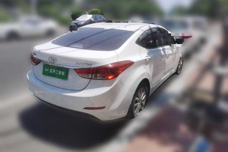 Used Hyundai Elantra (5th Generation / Langdong) 2015 1.6L Automatic Fashion Model Rear Right 45 Deg