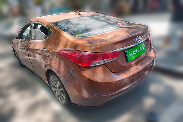 Used Hyundai Elantra (5th Generation / Langdong) 2015 1.6L Automatic Leading Model Rear Left 45 Deg
