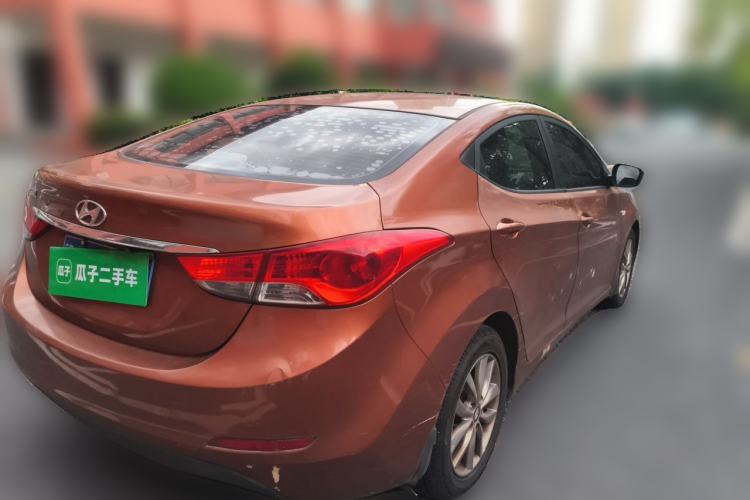 Used Hyundai Elantra (5th Generation / Langdong) 2015 1.6L Automatic Fashion Model Rear Right 45 Deg