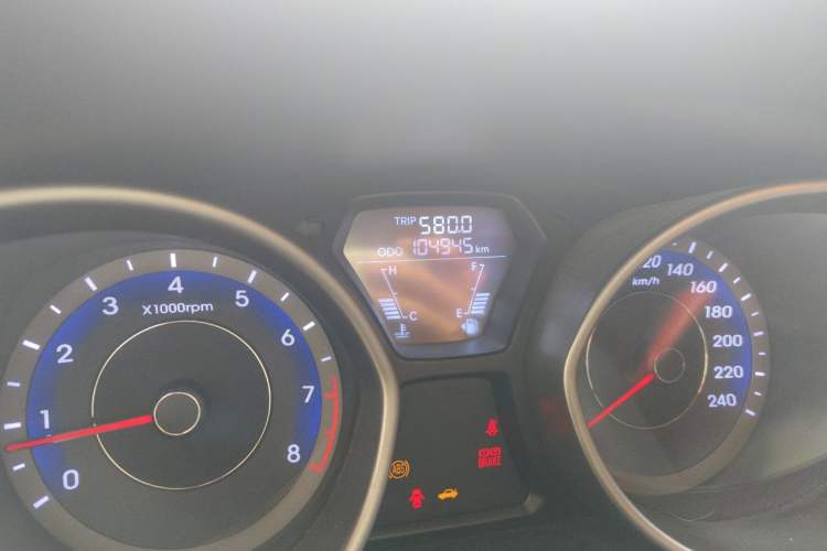 Used Hyundai Elantra (5th Generation / Langdong) 2016 1.6L Manual Fashion Edition Odometer Close Up