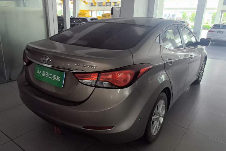 Used Hyundai Elantra (5th Generation / Langdong) 2016 1.6L Automatic Prestige Model Rear Right 45 Deg