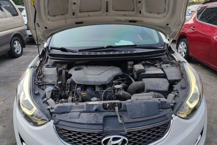 Used Hyundai Elantra (5th Generation / Langdong) 2016 1.6L Automatic Prestige Model Engine Bay