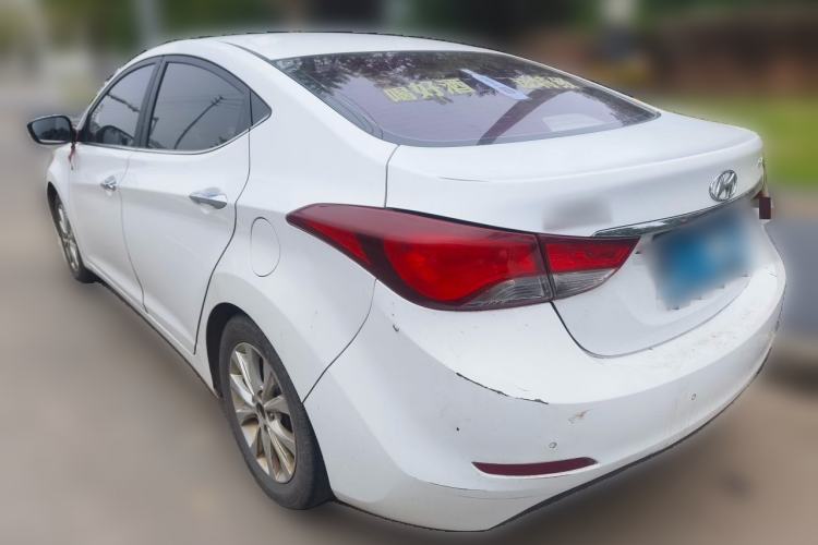 Used Hyundai Elantra (5th Generation / Langdong) 2016 1.6L Manual Luxury Model Rear Left 45 Deg