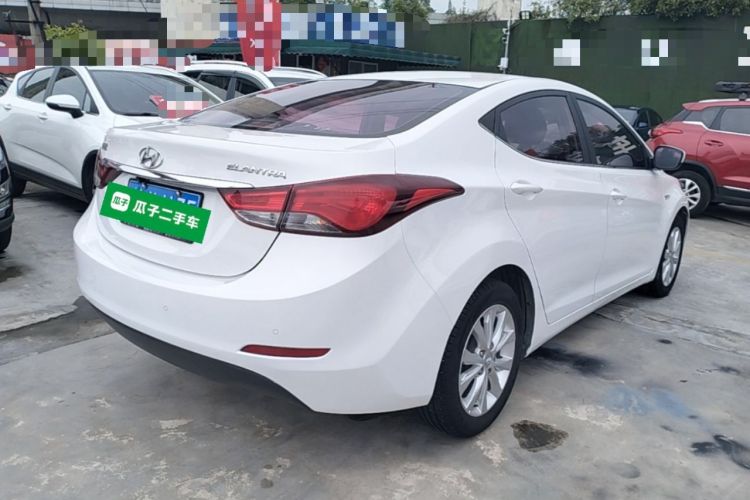 Used Hyundai Elantra (5th Generation / Langdong) 2016 1.6L Automatic Smart Version Rear Right 45 Deg