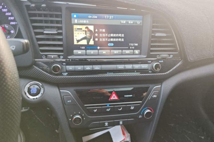 Used Hyundai Elantra (6th Generation / Lingdong) 2016 1.4T Dual-Clutch Xuan Dong·Elite Version Audio And AC Panel