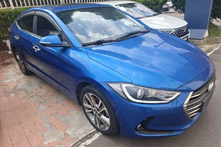 Used Hyundai Elantra (6th Generation / Lingdong) 2016 1.6L Automatic ZhiXuan – Elite Version Front Right 45 Deg