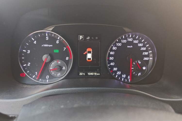 Used Hyundai Elantra (6th Generation / Lingdong) 2016 1.4T Dual-Clutch Xuan Dong·Elite Version Instrument Cluster