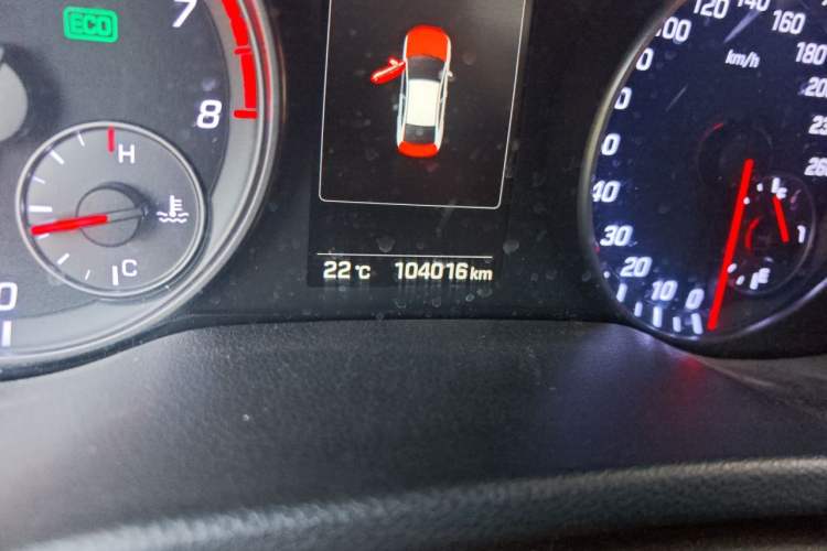Used Hyundai Elantra (6th Generation / Lingdong) 2016 1.4T Dual-Clutch Xuan Dong·Elite Version Odometer Close Up