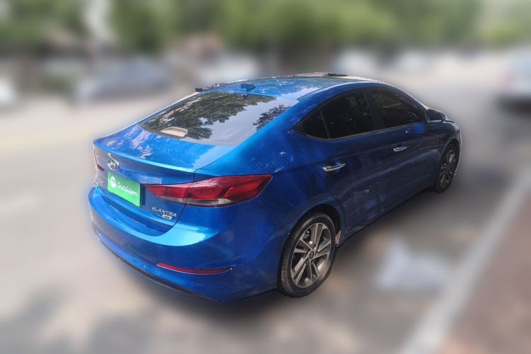 Used Hyundai Elantra (6th Generation / Lingdong) 2016 1.6L Automatic ZhiXuan · Luxury Version Rear Right 45 Deg