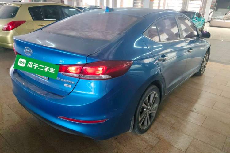 Used Hyundai Elantra (6th Generation / Lingdong) 2016 1.6L Automatic ZhiXuan – Elite Version Rear Right 45 Deg