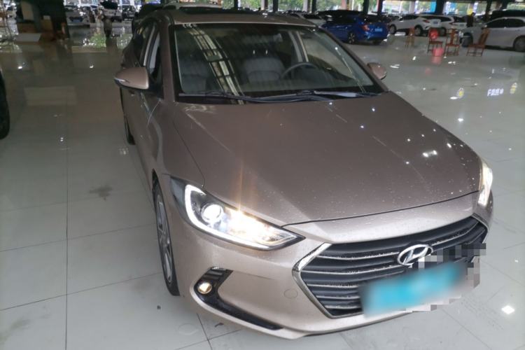 Used Hyundai Elantra (6th Generation / Lingdong) 2016 1.6L Automatic ZhiXuan – Elite Version Front Right 45 Deg