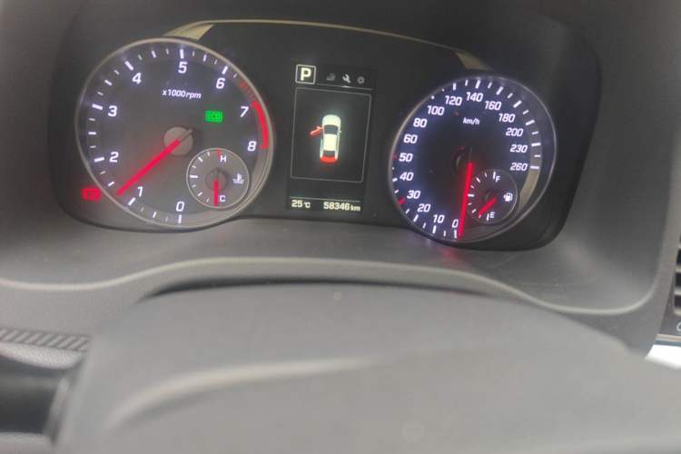 Used Hyundai Elantra (6th Generation / Lingdong) 2016 1.4T Dual-Clutch Xuan Dong·Elite Version Odometer Close Up