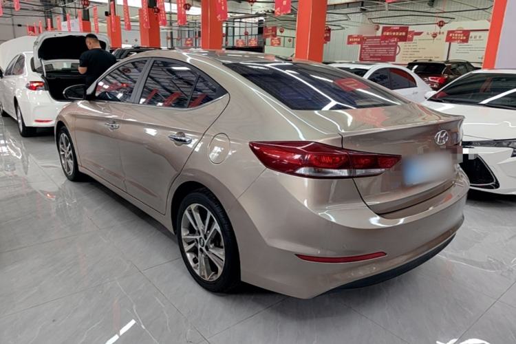 Used Hyundai Elantra (6th Generation / Lingdong) 2016 1.6L Automatic ZhiXuan · Luxury Version Rear Left 45 Deg