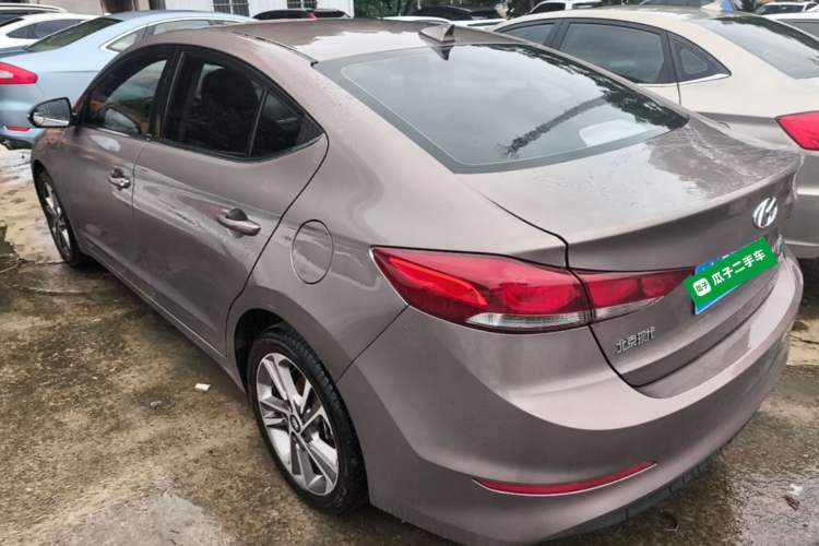 Used Hyundai Elantra (6th Generation / Lingdong) 2016 1.6L Automatic ZhiXuan – Elite Version Rear Left 45 Deg