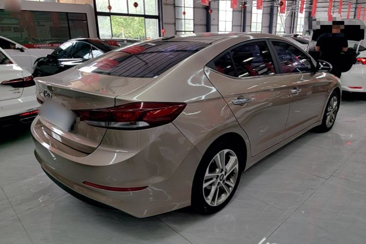Used Hyundai Elantra (6th Generation / Lingdong) 2016 1.6L Automatic ZhiXuan · Luxury Version Rear Right 45 Deg