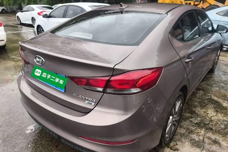 Used Hyundai Elantra (6th Generation / Lingdong) 2016 1.6L Automatic ZhiXuan – Elite Version Rear Right 45 Deg
