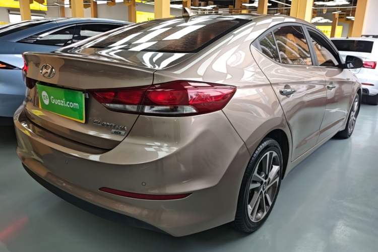 Used Hyundai Elantra (6th Generation / Lingdong) 2016 1.6L Automatic ZhiXuan – Elite Version Rear Right 45 Deg